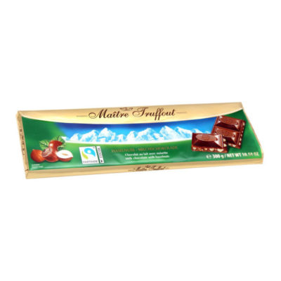Maître Milk Chocolate with Hazelnuts 300g