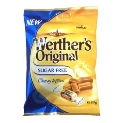 Werthers Sugar Free Chewy Toffee 80g