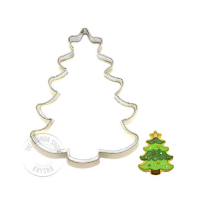 Cookie Cutter Wide Fir Tree 10.5×8.5cm