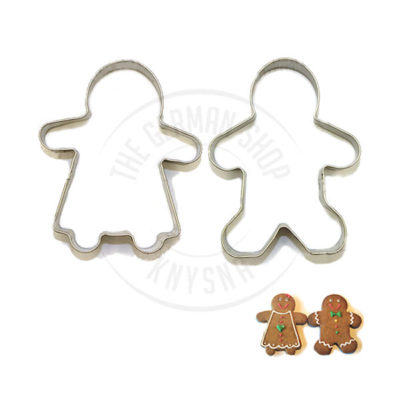 Cookie Cutter Set Gingerbread Man and Lady