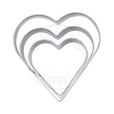 Cookie Cutter Heart Set 8x9cm