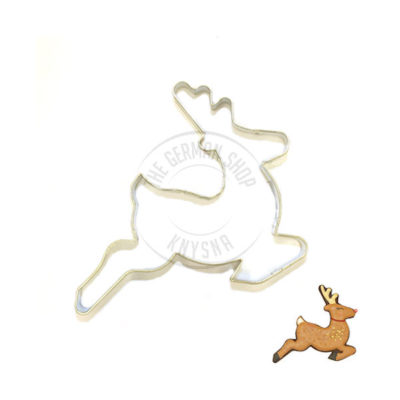 Cookie Cutter Reindeer Flying 10.5×11.5cm