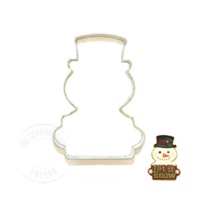 Cookie Cutter Snowman Plaque 9.5x7cm