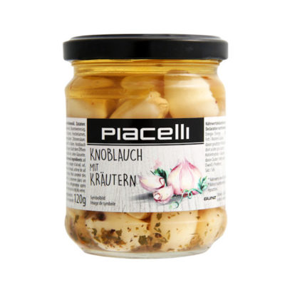 Piacelli Garlic with Herbs in Oil 190g