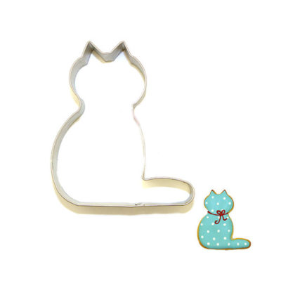 Cookie Cutter Cat Sitting 9x7cm
