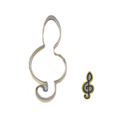 Cookie Cutter Music Note-Treble Clef 11x5cm