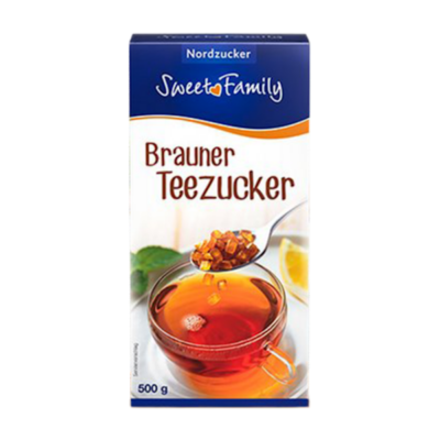 Sweet Family Brauner Teezucker / Brown Crystal Sugar 500g
