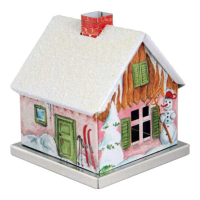 Räucherhaus / Incense House "Winter Schneemann" 6.5cm