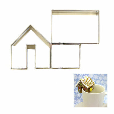 Cookie Cutter 3D Gingerbread House Cup Sitter