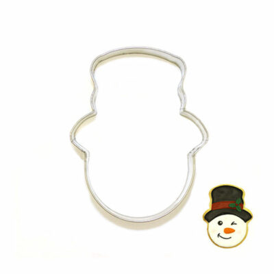Cookie Cutter Snowman Face 9.5×7.5cm