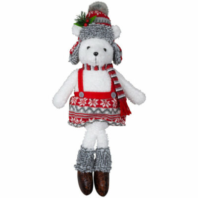 Polar Bear 35cm with dangling legs (Girl)