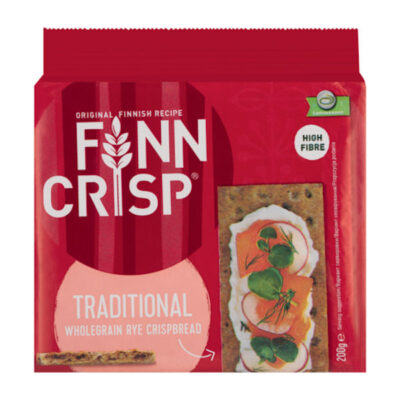 Finn Crisp Traditional Wholegrain Rye Crispbread 200g