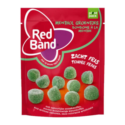 RED BAND MENTHOL Groentjes 230g Expiry Date 28.07.2026