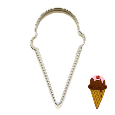 Ice Cream Cone Cookie Cutter 10x6cm