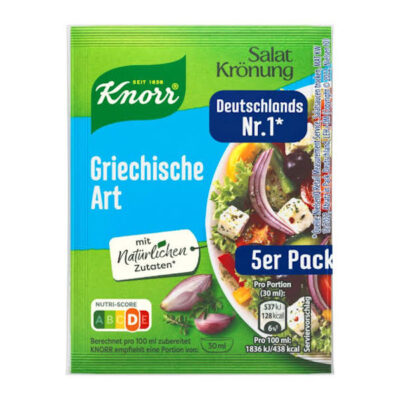Knorr Salat Krönung Griechische Art / Greek 5pack Expiry Date 30.9.2026