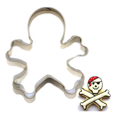 Cookie Cutter Skull And Crossbones 8x8cm