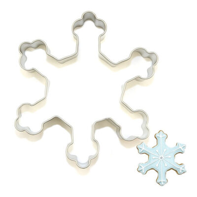 Cookie Cutter Snowflake Round 10x9cm