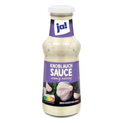 JA! Knoblauch / Garlic Sauce 250ml Expiry Date 18.06.2026