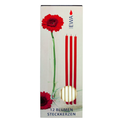 EWA Flower Arrangement Candles 12's Ivory