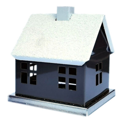 Räucherhaus / Incense House Gift Set "Grau" mit Räucherkerzen 24stk