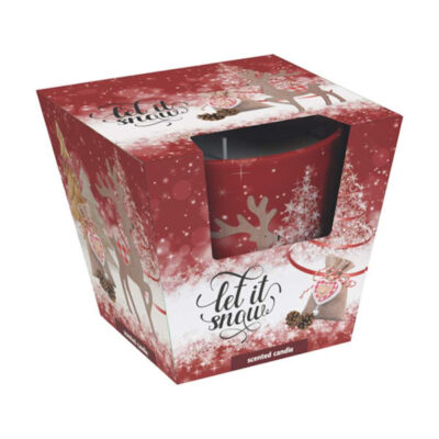 Scented Candle in Glass - Let it Snow
