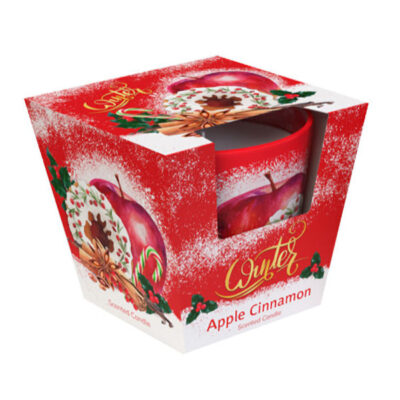 Scented Candle in Glass - Apple Cinnamon