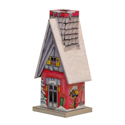Räucherhaus / Incense House "Winterhutte" 11cm