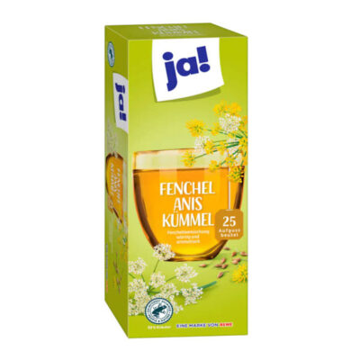 JA! Fenchel Anis Kümmel Tee / Fennel Aniseed Cumin Tee 25's