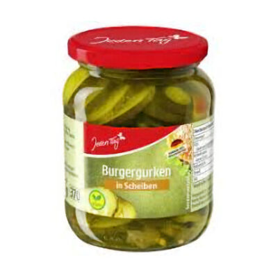 JT Burger Gherkins 370ml