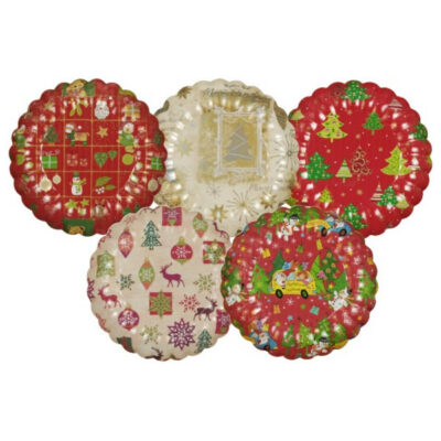 Serving Paper Plates 2pc Various Designs Ø 23x3cm