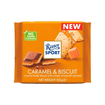 Ritter Sport Caremal & Biscuit 100g