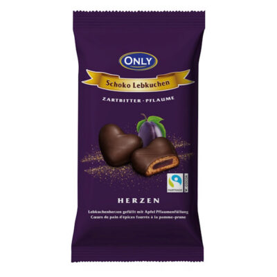 x Lebkuchen Hearts with Plum filling/Dark Chocolate 150g ETA 21.10.2026